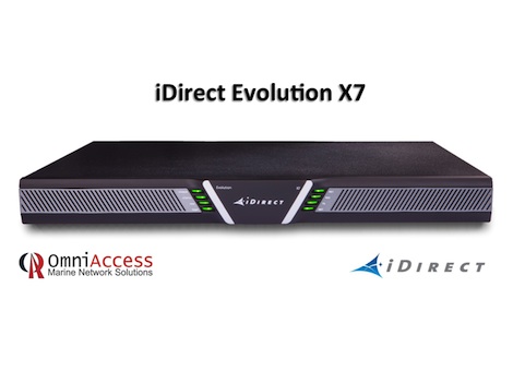 Image for article OmniAccess to upgrade maritime network to iDirect's Evolution X7